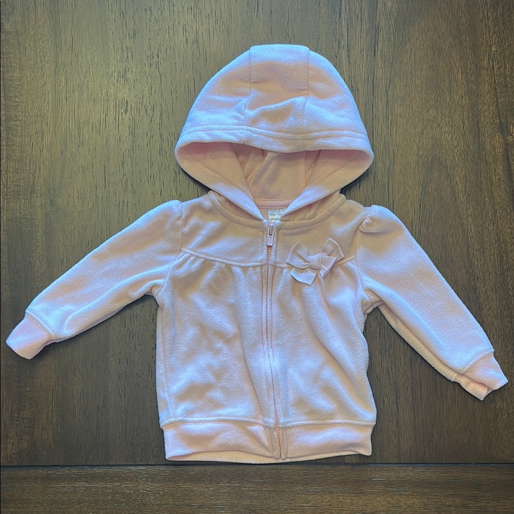Carter's Pink Hoodie Sweatshirt with Soft Fabric